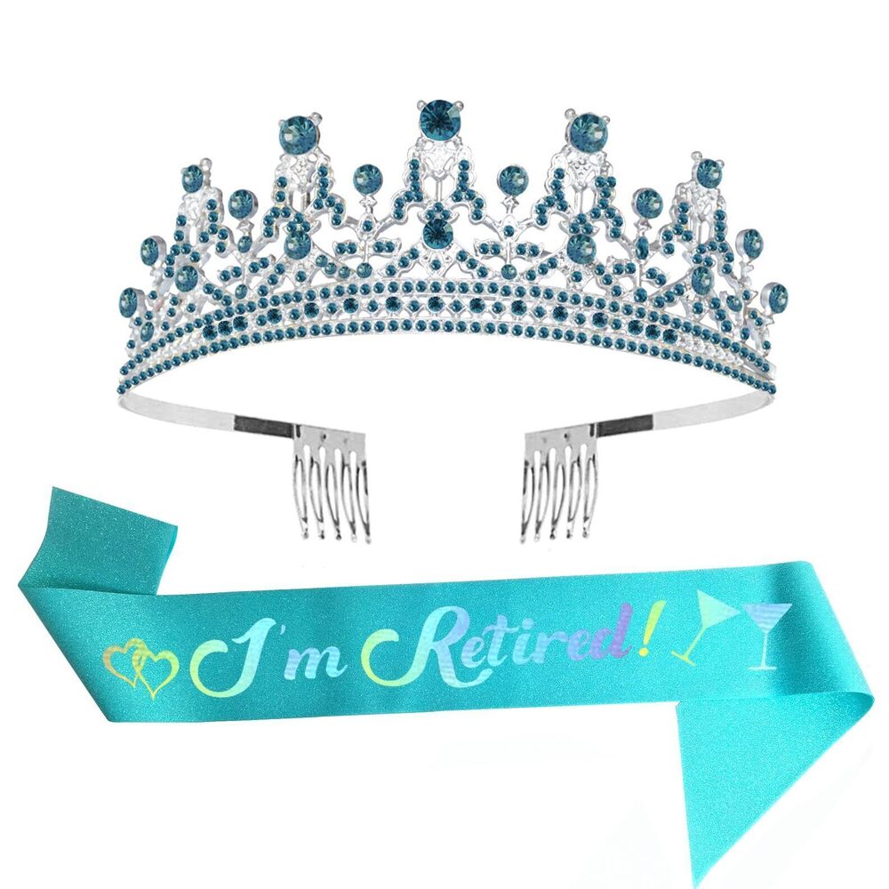 4973 Retirement Sash and Crown Kit Retirement Party Supplies for Lady Her
